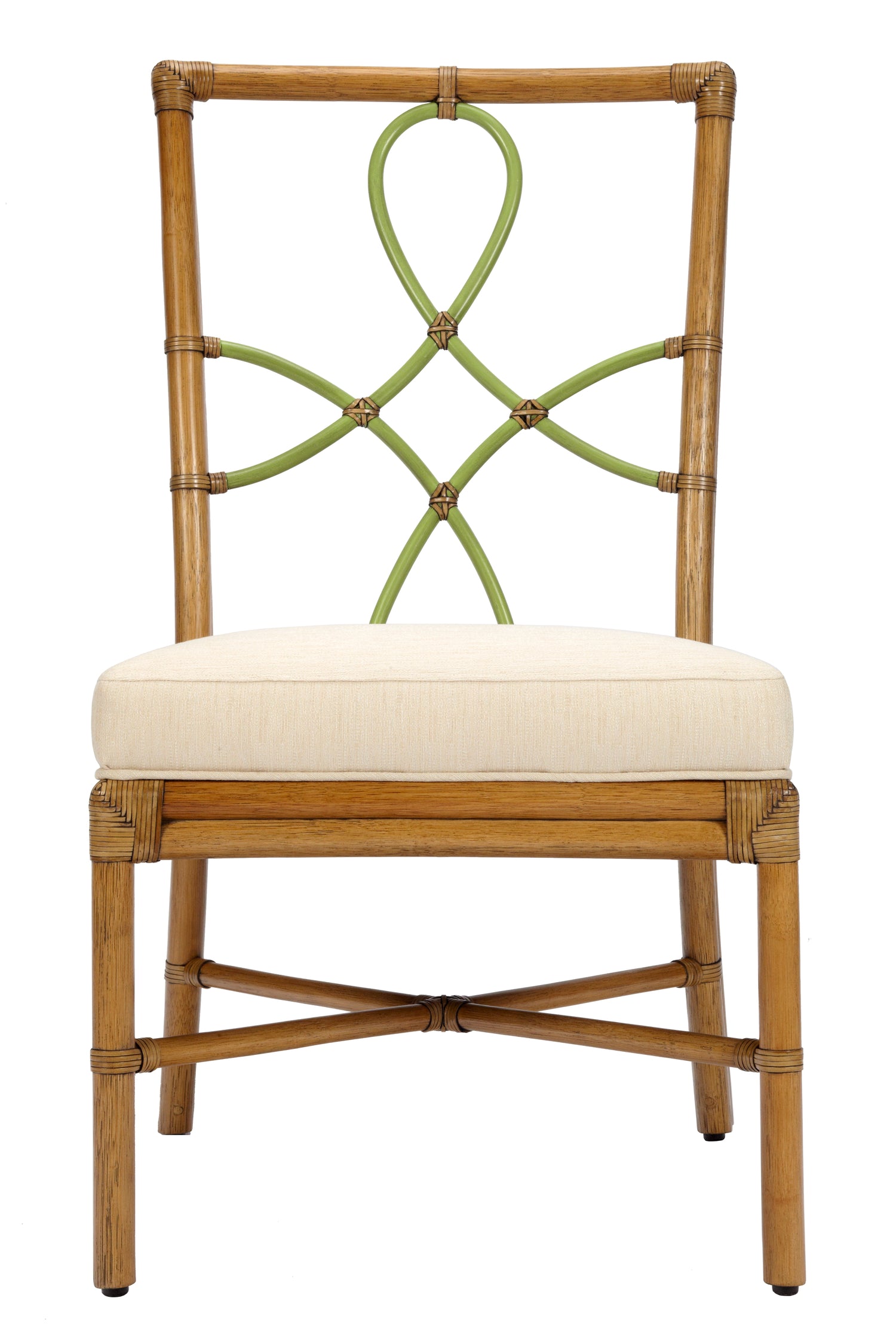 Elise Side Chair in Nutmeg with Kiwi